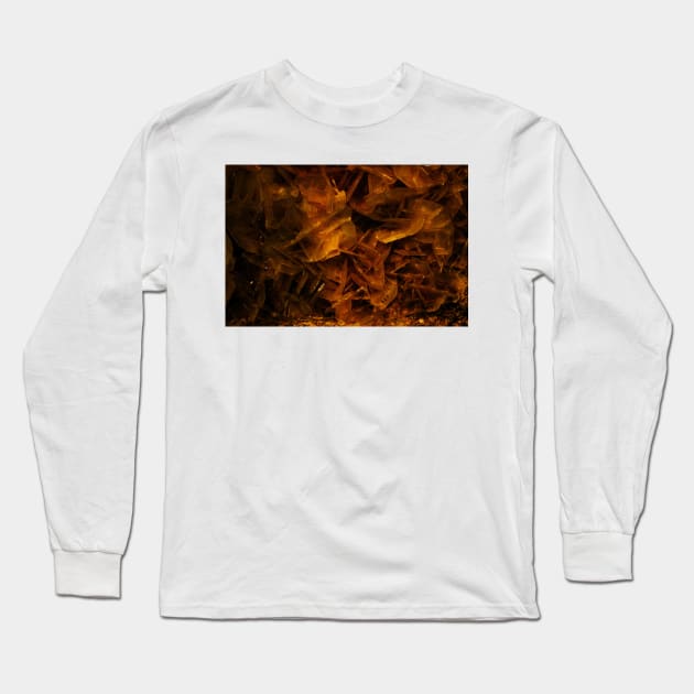 Desert Rose Crystal. Sedgwick Museum of Earth Sciences, Cambridge, UK Long Sleeve T-Shirt by IgorPozdnyakov